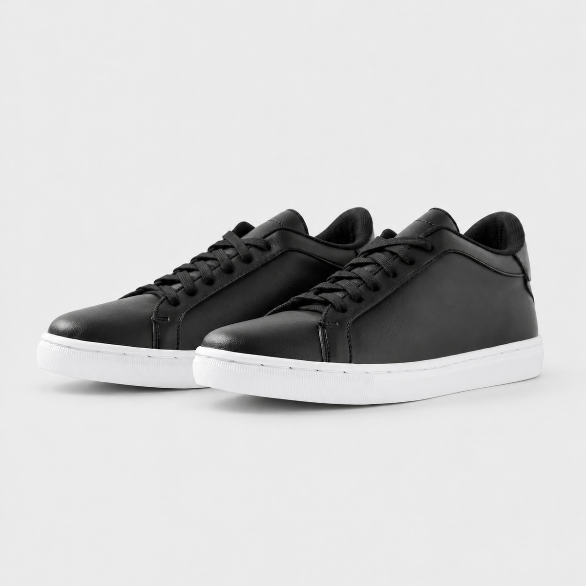 Pair of Kosen Mercury Black elevator sneakers with a discreet hidden 2-inch lift.