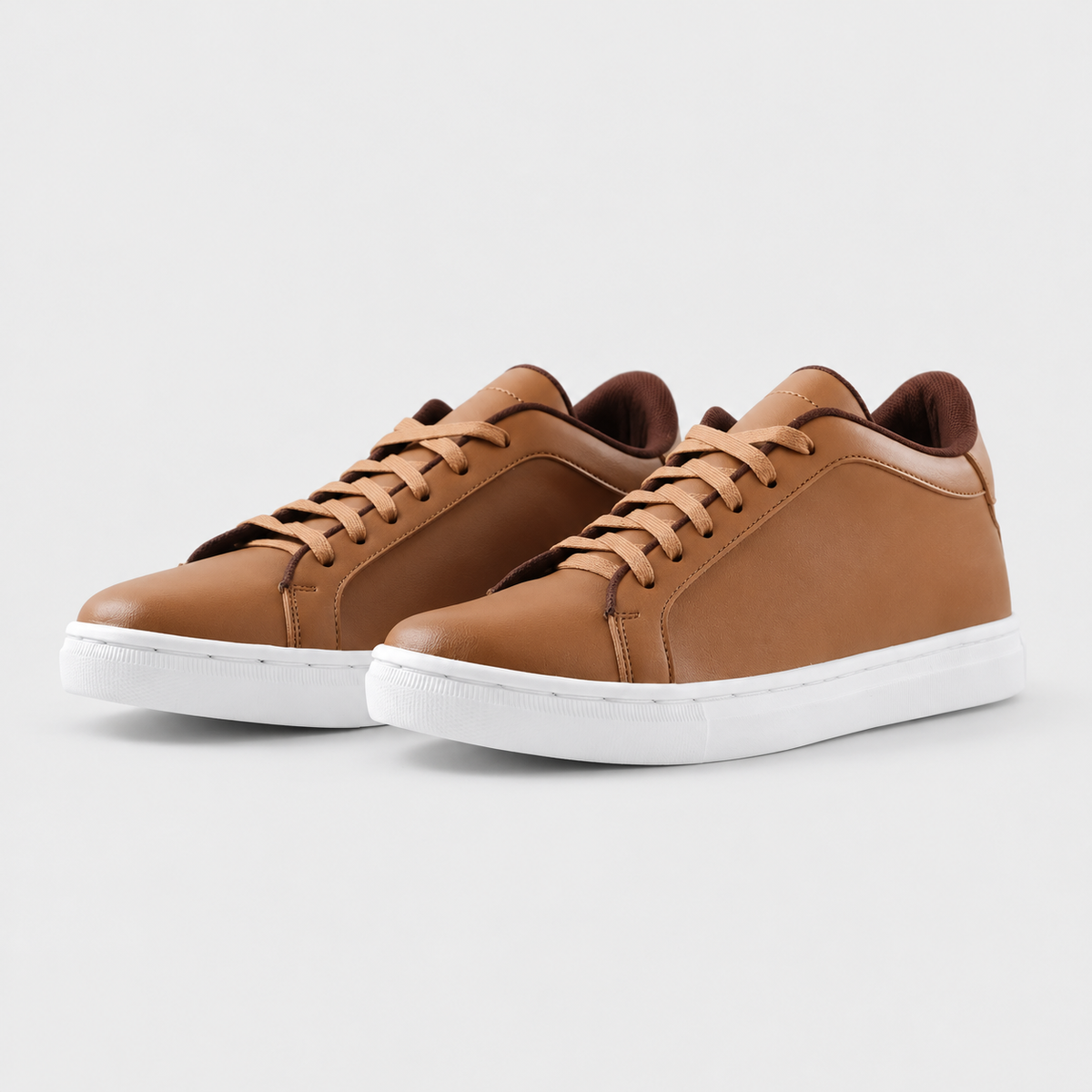 Pair of Kosen Mercury Brown height-increasing sneakers with a discreet internal lift.